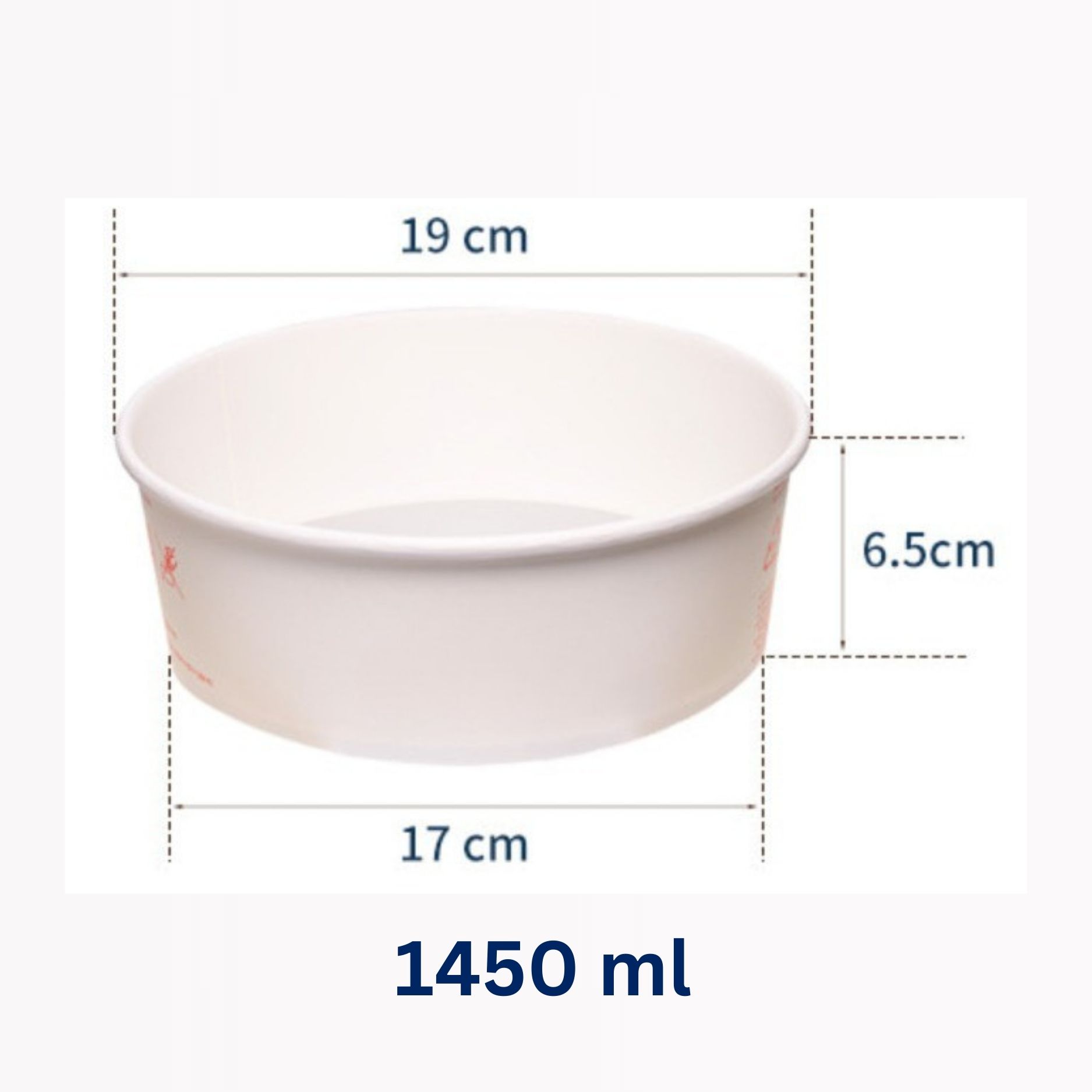 Ramen Induction Paper Bowl 1450ml | Heat Compatible Disposable Bowl for Cafes & Restaurants (300 Bowls Pack) - Image 2