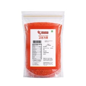 Korean Gochugaru Red Chilli Powder Flakes & Powder 10Kg (1kg x 10 Packets) [Grounded Korean Pepper Annuum]