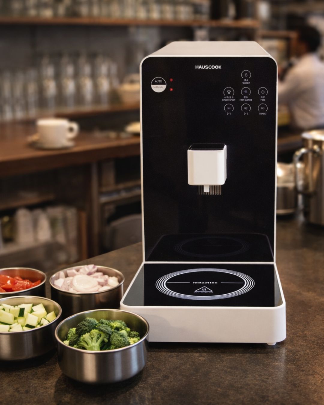 HAUSCOOK ramen cooker in cafe