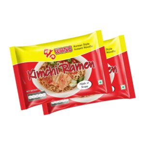 WANG Kimchi Ramen (80g × 30 Packs per Box) – Bulk Pack of 5 Boxes