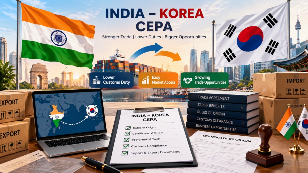 You are currently viewing How Can India–Korea CEPA Help Importers and Exporters Save Costs?