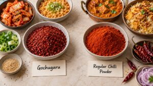 Read more about the article Gochugaru vs Regular Chilli Powder: Uses, Taste & Buying Guide